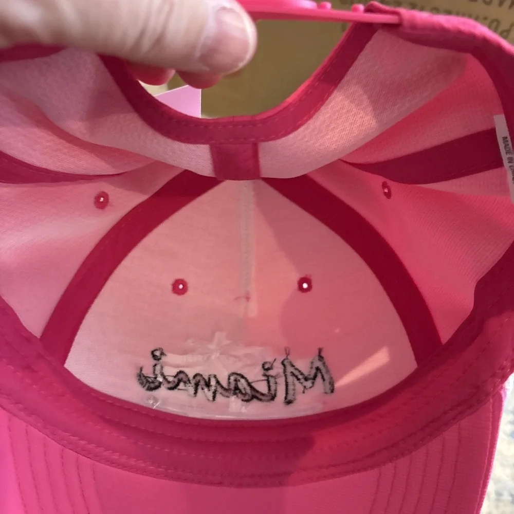 Cap America Hat, Miami Beach Club Logo, Pink, Dri-fit, SnapBack